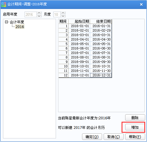 用友U8v12.5如何增加新的會(huì)計(jì)期間？